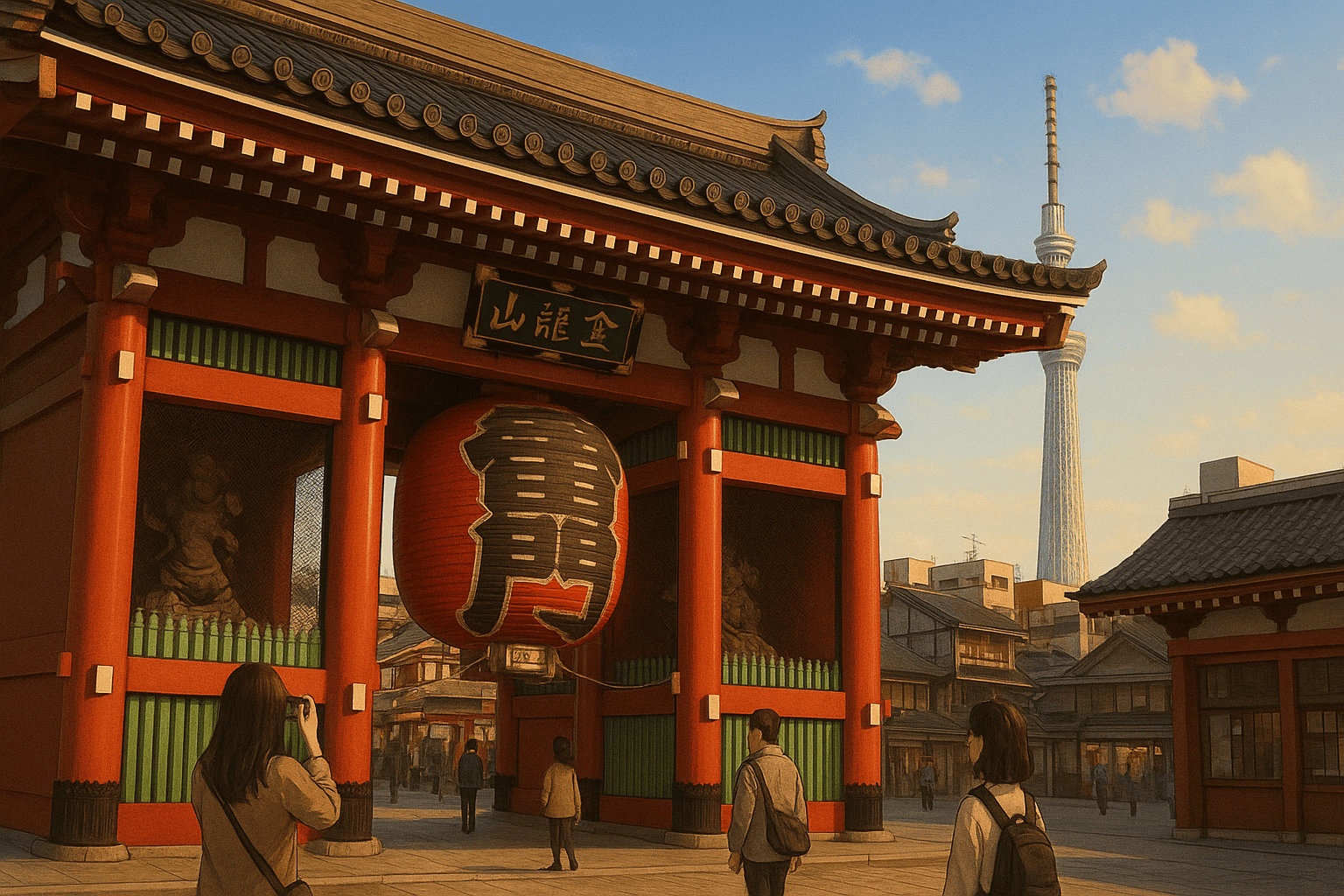 🇯🇵 東京淺草寺散策：穿越時光的紅色雷門之旅